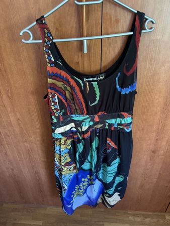 Kleid Desigual bunt gemustert Grösse L 