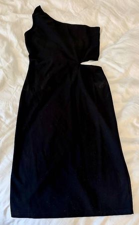 Mango Damenkleid, Schwarz, Gr M