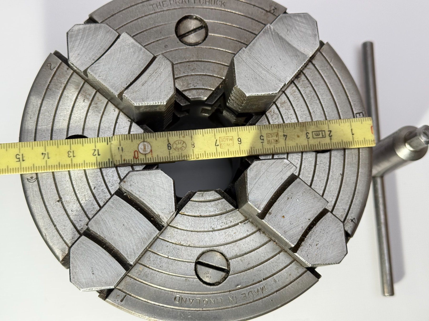 Tutti gli attrezzi: Vierbackenfutter 4BF 150mm Schaublin 102 W25 – Usato da Boswil venduto da ABLagerBoswil 5