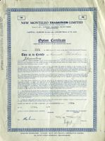 New Monteleo Diamonds Ltd, Johannesburg - 1948