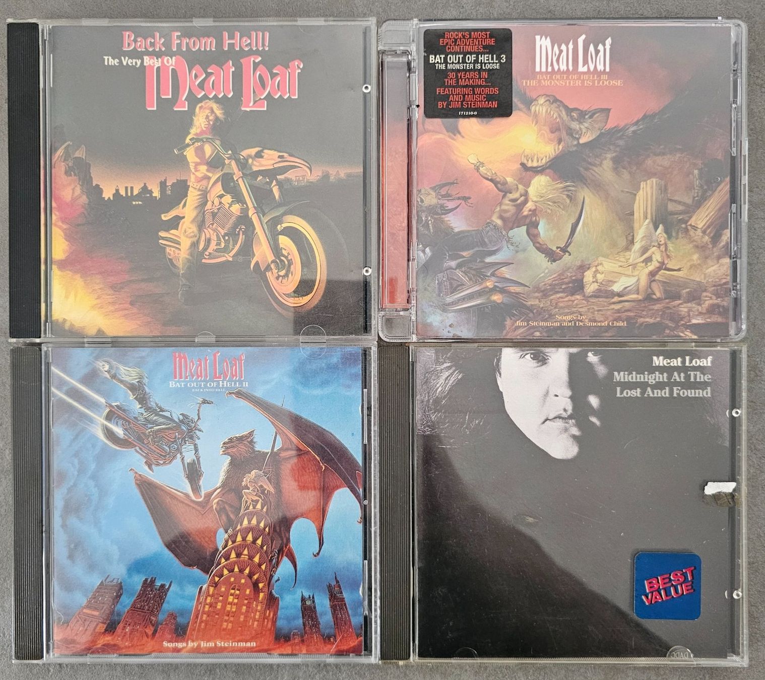 CD: Meat Loaf CD's – Usato da Unterkulm venduto da Chaplyn2018