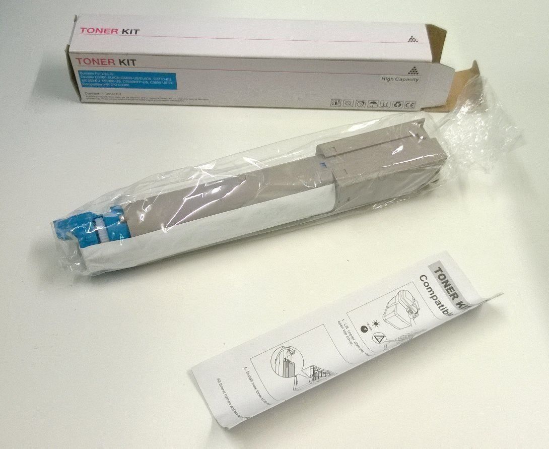 Oki Cartucce per stampanti & toner: Toner cyan pour OKI C3400/C3450 – Nuovo e nell'imballaggio originale da Cointrin venduto da Alpt