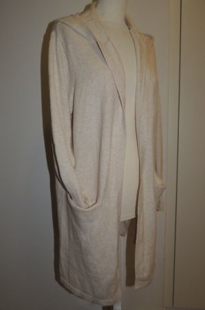 SCHÖNE HOODIEJACKE "STRICK" COTTON NEU L