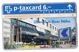 PTT p-taxcard 6.- / Zürcher Kantonalbank
