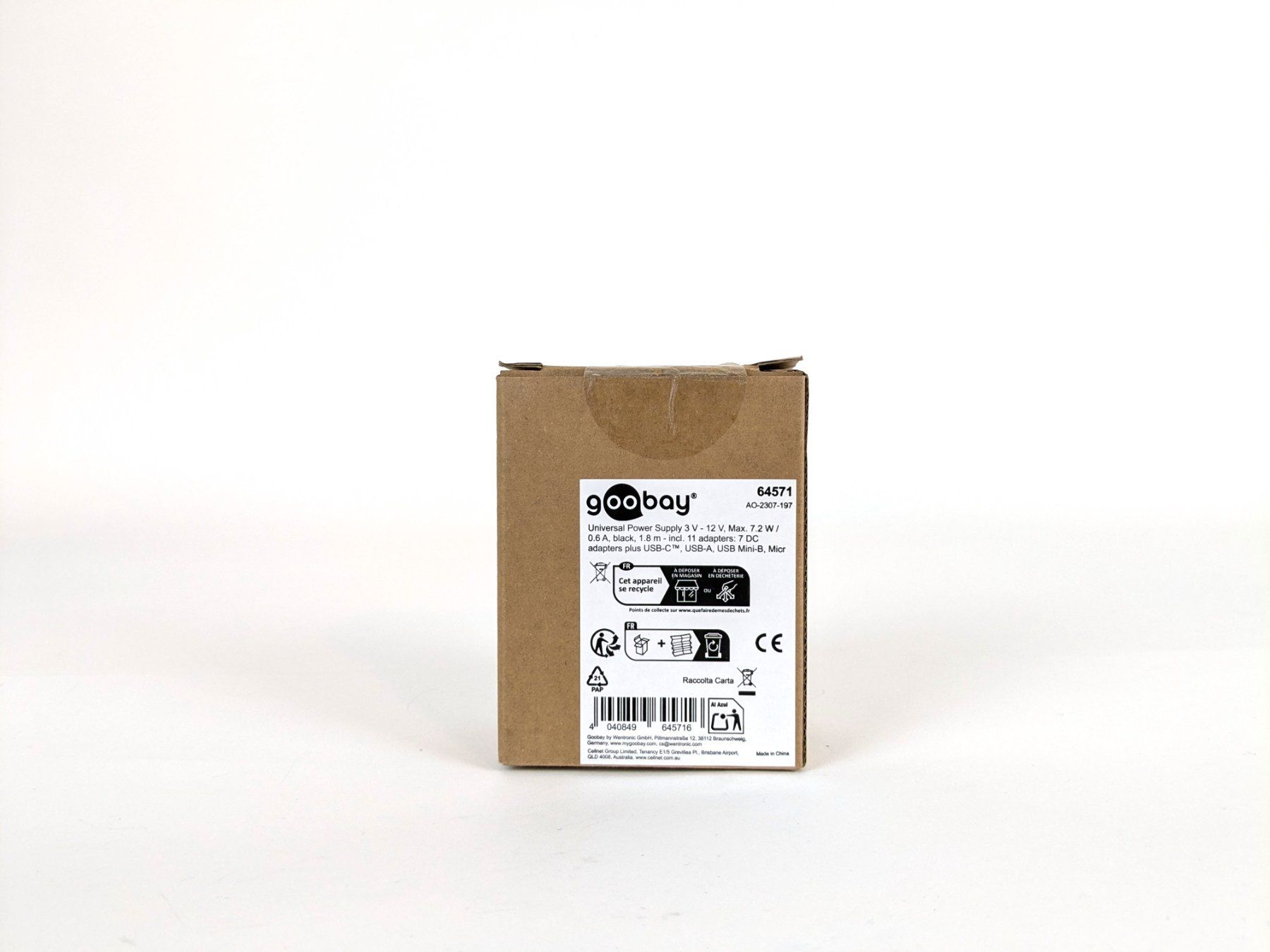 Caricabatterie: GOOBAY Universal Power Supply 3V-12V – Nuovo (secondo la descrizione) da Thun venduto da Restwert_Thun 1