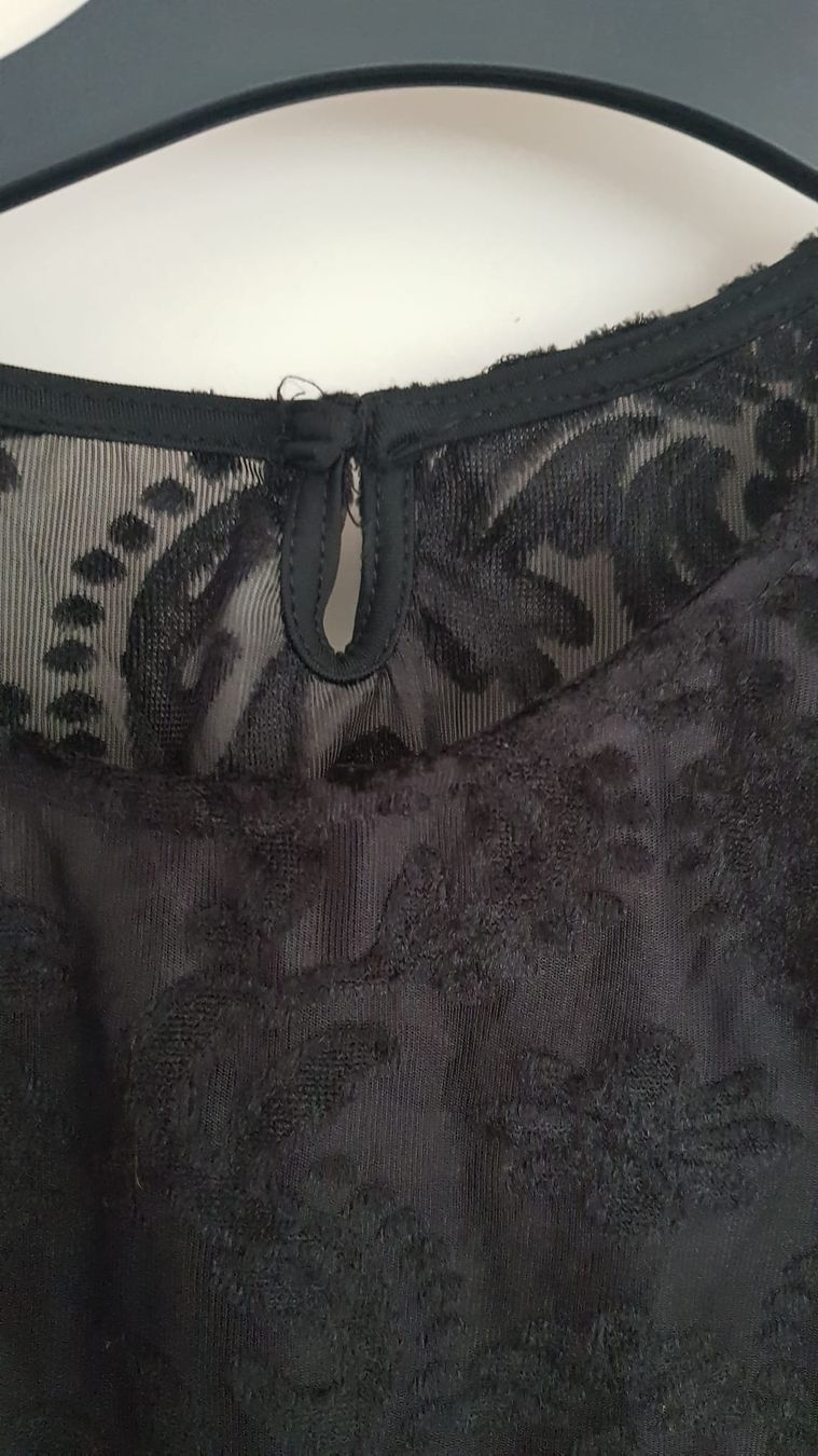 Camicette: Chicorée Chemisier dentelle noir taille L – Nuovo (secondo la descrizione) da Versoix venduto da aline_b 2