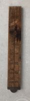 Antiker Zollstock / Gliedermassstab Holz  Rarität