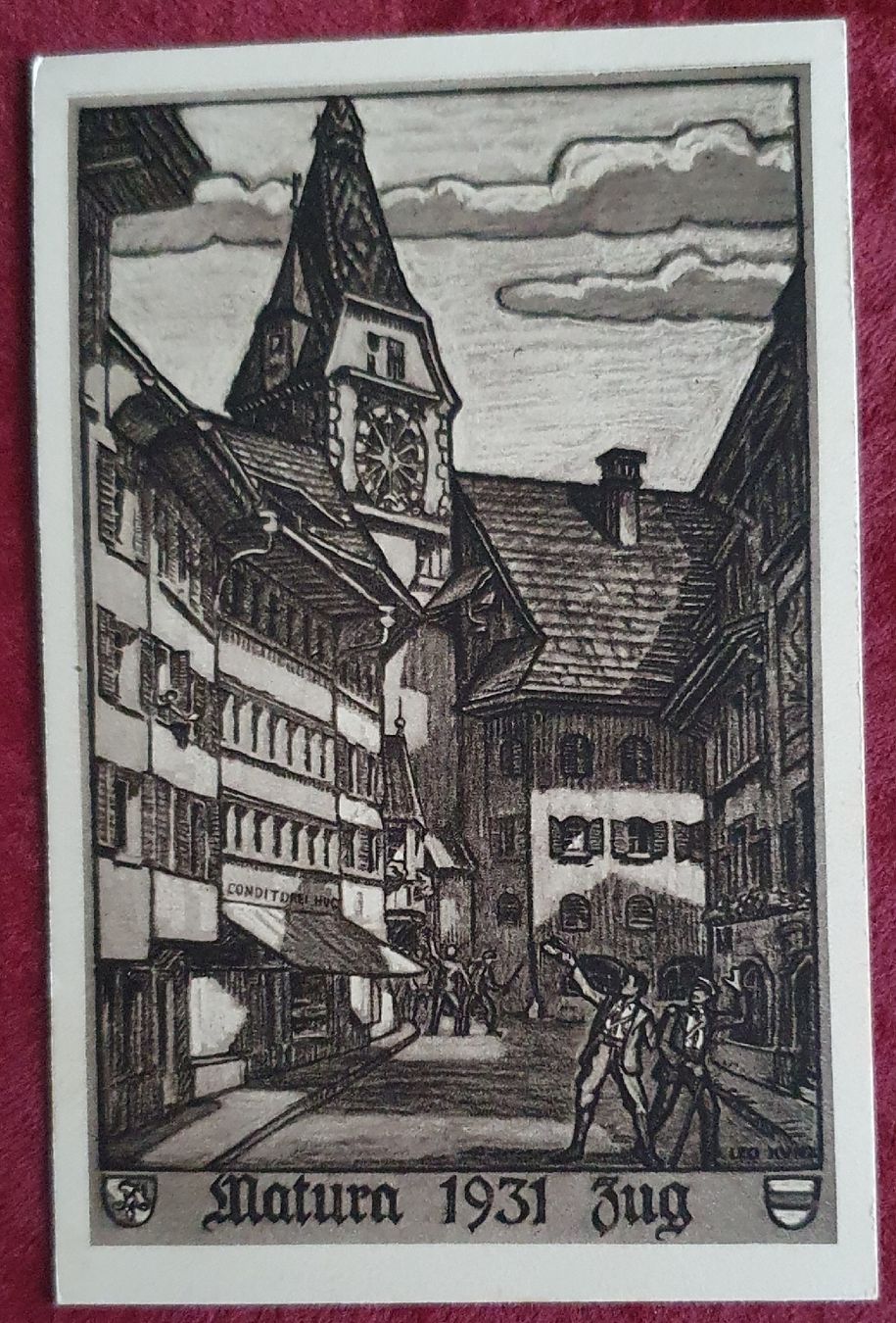 Cartoline postali: Zug 1931 - Matura – Usato da Kreuzlingen venduto da Rschweiz1