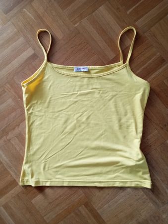 Sommertop gelb Gr. L Orsay Damen Spaghettiträger