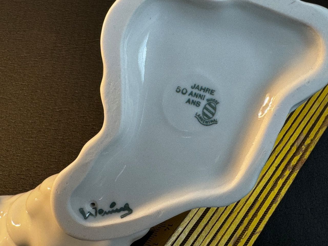 Statuette: Schönes Langenthal Porzellan Eichhörnchen – Usato da Ettenhausen TG venduto da OptikerAusverkauf 9
