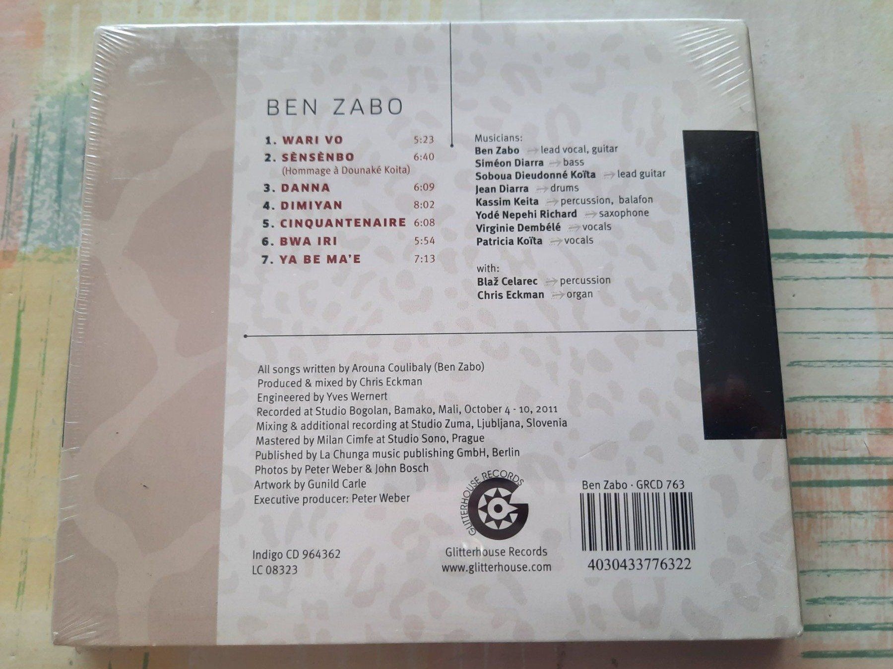 CDs: CD Ben Zabo - Ben Zabo – Gebraucht aus Pully von bro_n52j 2