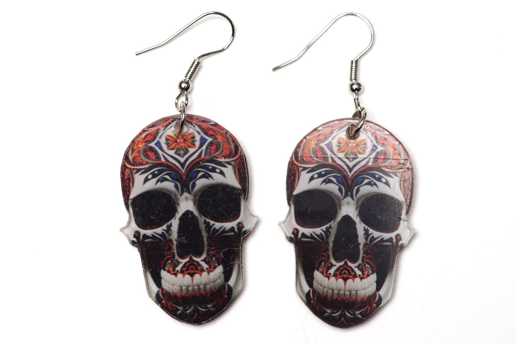 Orecchini pendenti & Orecchini a lobo: Totenkopf Design Ohrringe – Nuovo e nell'imballaggio originale da Buochs venduto da chicco64 3