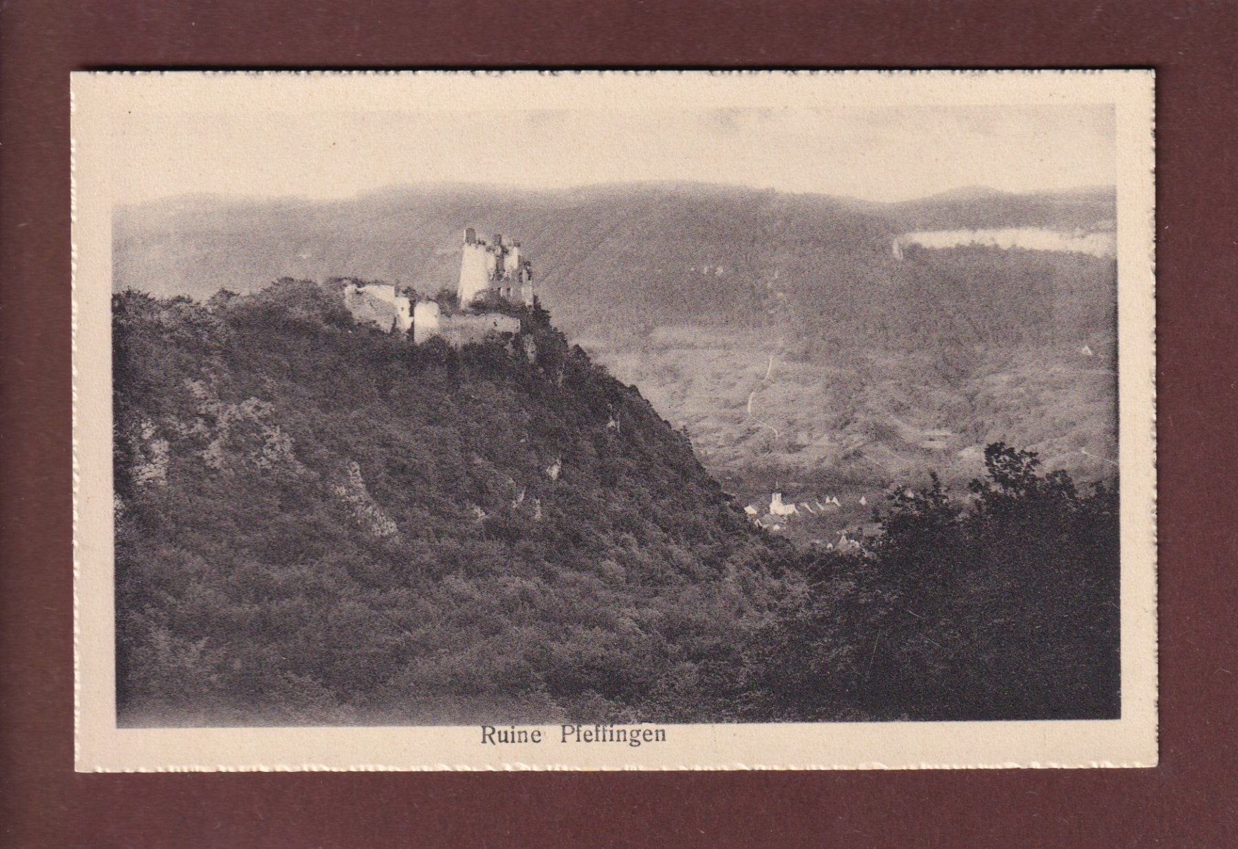 Ansichtskarten: Ruine PFEFFINGEN – Gebraucht aus Pully von nicecards
