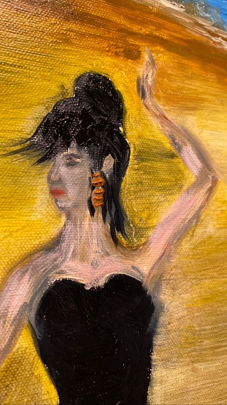 Gemälde: Flamenco /Bild Oil Leinwand Kunst Doks – Neu und originalverpackt aus Beromünster von dok_b8mf 3