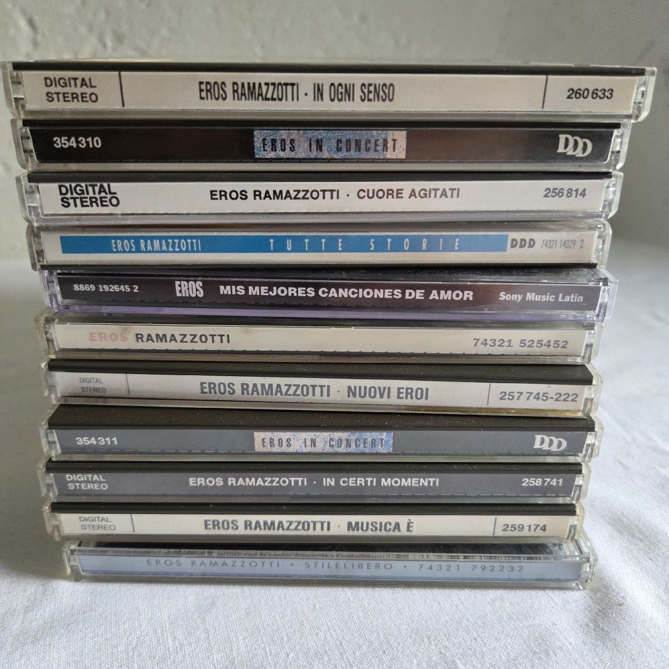 CD: CD Sammlung Eros Ramazzotti 11 Stück.. – Usato da Stans venduto da Ducati16 2