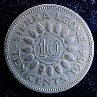 SIERRA LEONE 10 CENTS 1964