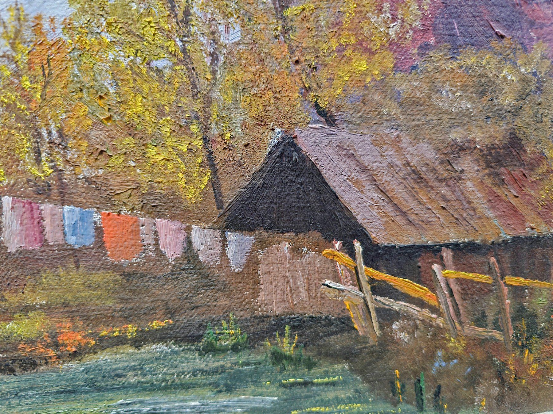 Gemälde: Herbstliche Harmonie: Ölgemälde von Laber, 1974 – Gebraucht aus Bern von Djenestra 5