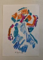 Walter Ropélé 1934 Ölkreide/Papier 21x15cm sign. gut dotiert