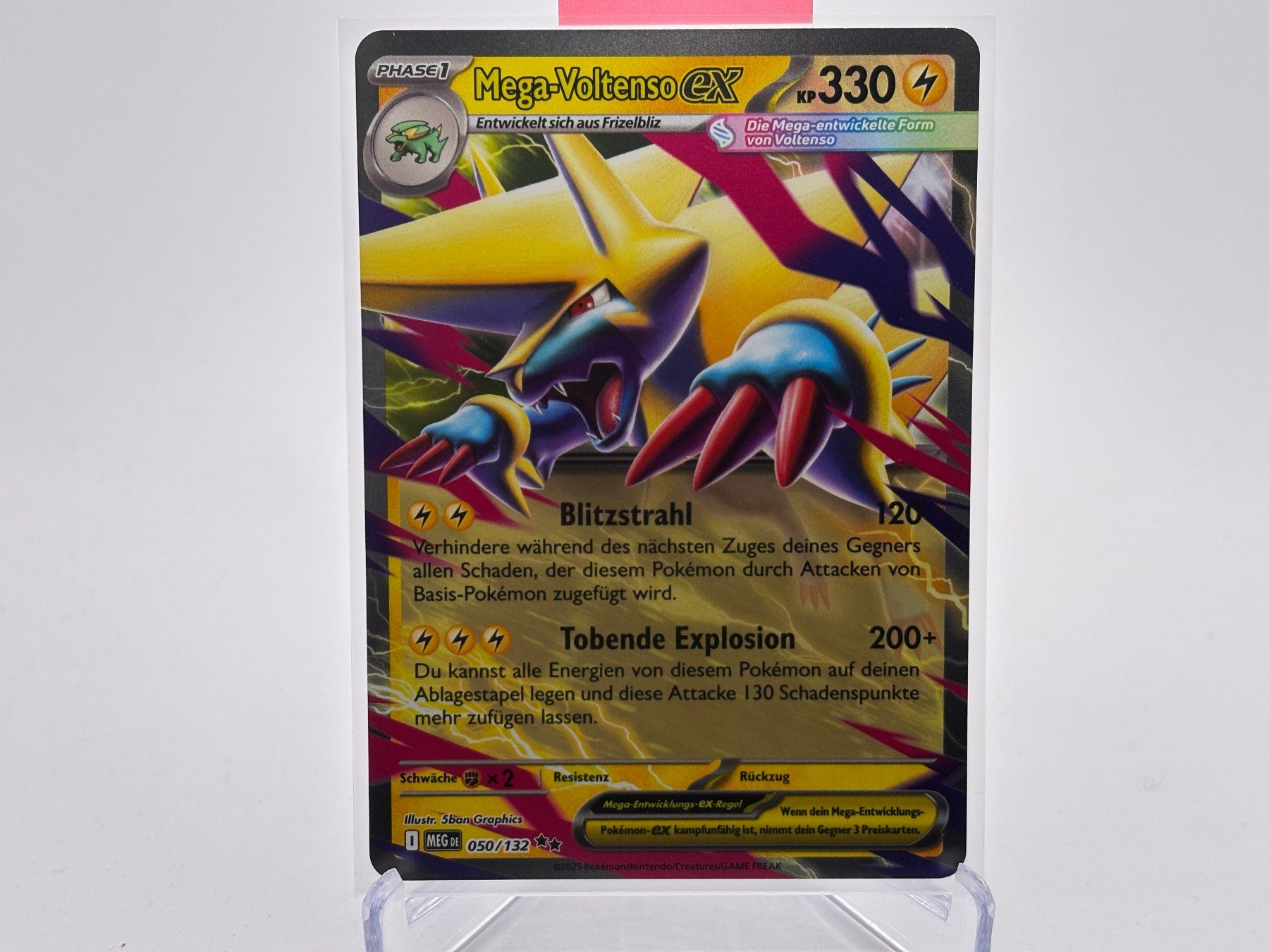 Pokémon Carte collezionabili: Mega-Entwicklung - Mega Voltenso ex  (MEG 50) - DE – Nuovo (secondo la descrizione) da Allschwil venduto da Bullach