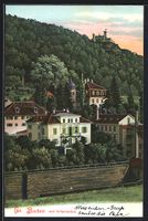 AK Baden, Ortspartie mit Schartenfels