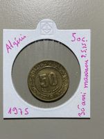 Algérie - 50 centimes - 1975 - 30eme anni. Massacre Sétif 