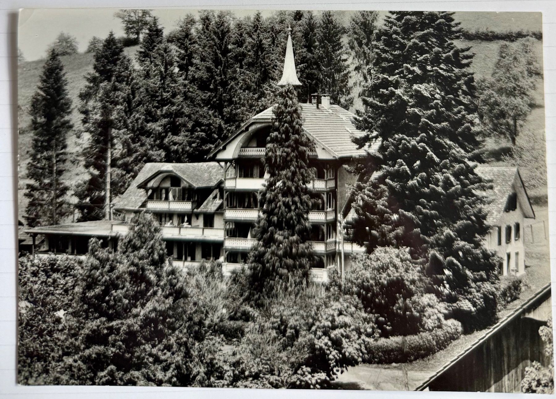Ansichtskarten: Schwarzenberg - Haus der Mütter 1963 – Gebraucht aus Lutry von Ediego
