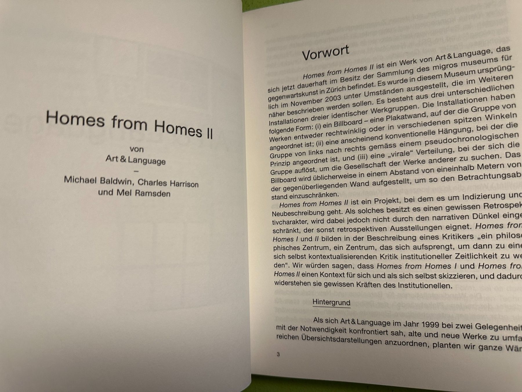Libri: Art & Language: Homes from Homes II – Usato da Zürich venduto da allp 3