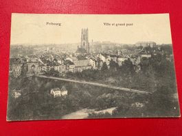 1906 // Fribourg Ville et grand pont