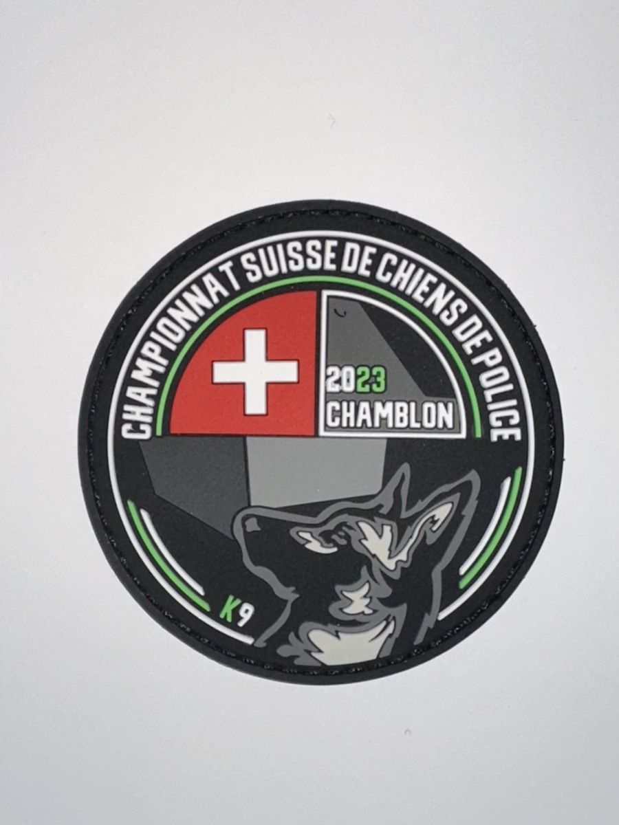 Swiss Placchette & Badge: Police cantonale Vaud K9 Chamblon – Nuovo e nell'imballaggio originale da Castione venduto da DWNL