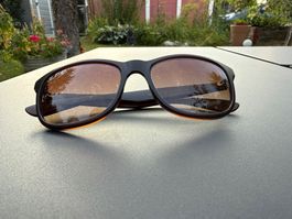 Ray-Ban Sonnenbrille braun mit Verlauf