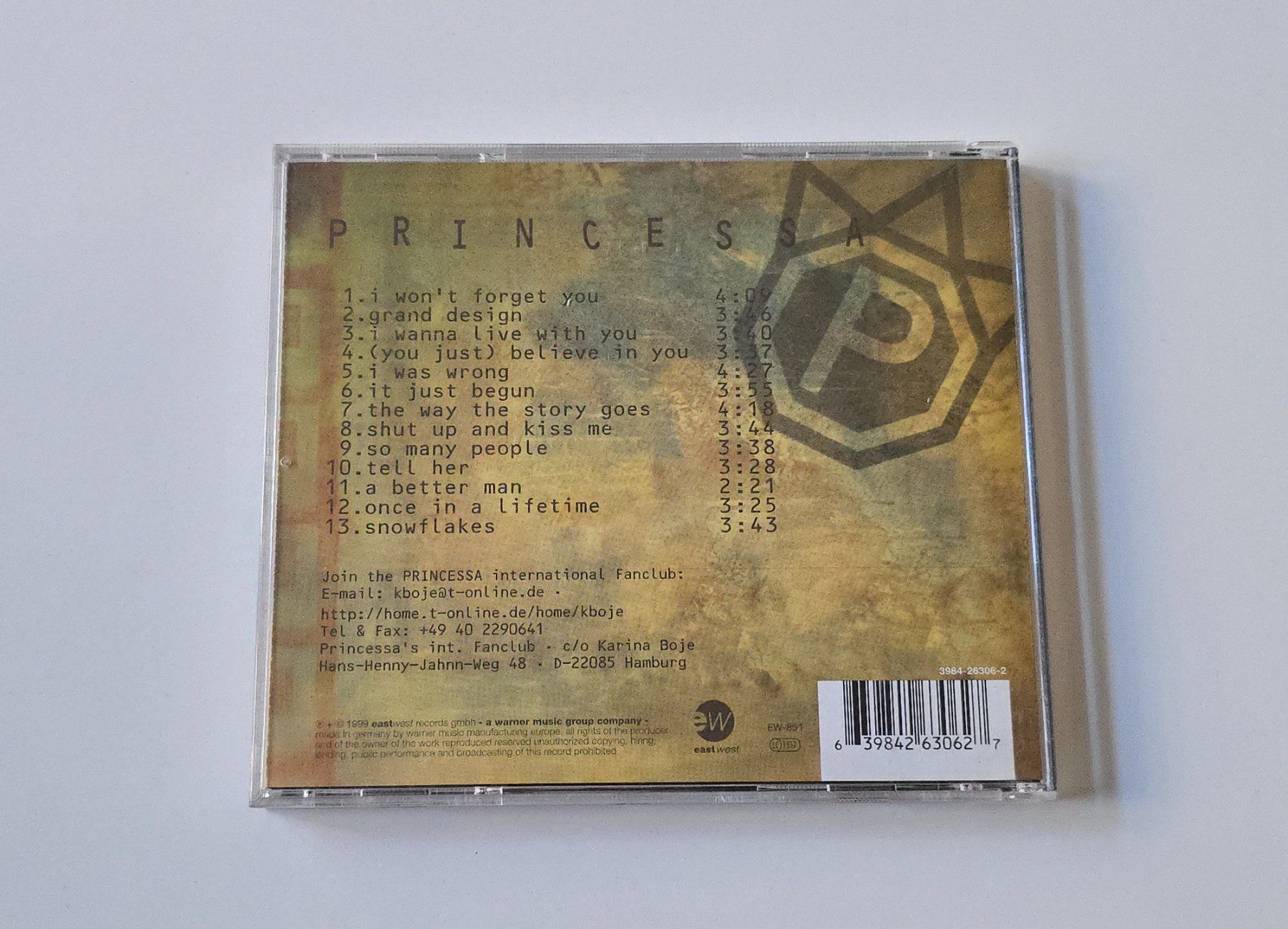 CDs: CD Princessa - I won't forget you – Gebraucht aus Dättlikon von Wundertuete_ 1