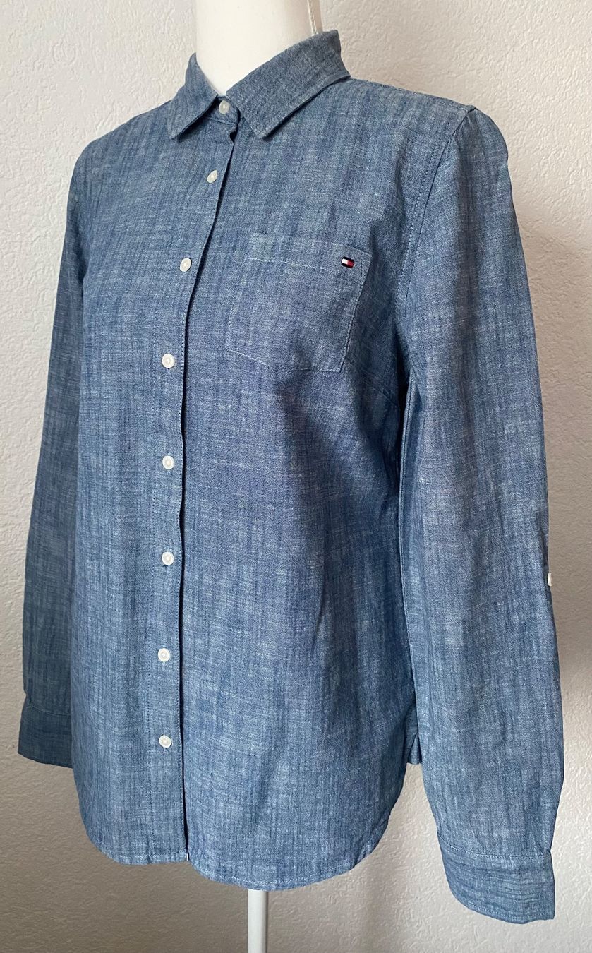 Tommy Hilfiger Blusen: Tommy Hilfiger Hemdbluse Grösse S – Gebraucht aus Oberwil BL von Leni-Mischi 2