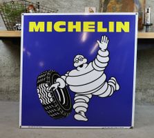 XL Emailschild "Michelin" ca. 95 x 95 cm