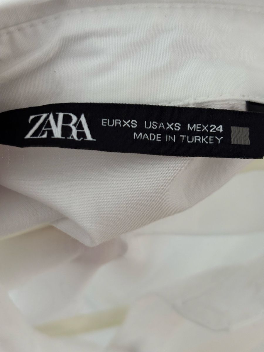 Zara Camicette: Zara kurze Hemd XS weiß – Usato da Fribourg venduto da dafral 2