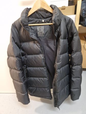 Schwarze Winterjacke aus Daunen für Herren Grösse M