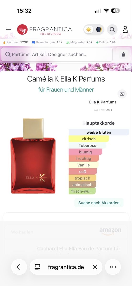 Parfum & Eau de Toilette: Ella K Camélia K . 2 ml – Gebraucht aus Sursee von nri_g5z8 1