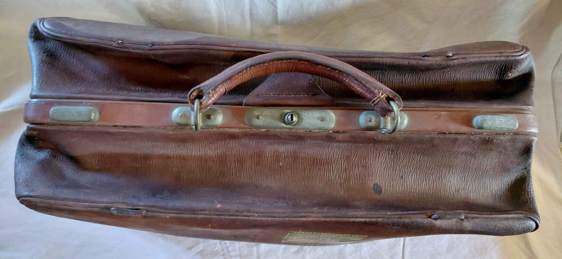 Valigie: Grosse antike lederne Reisetasche – Usato da Trogen venduto da Limboo 9