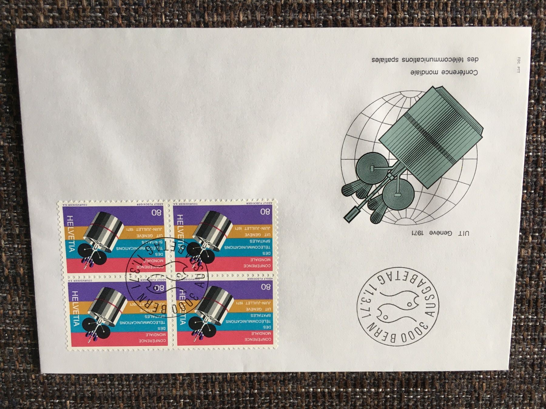 Buste & buste per spedizione: CH 1971 FDC Ersttagsbrief Sonderpostmarken – Usato da holziken venduto da Weston 6