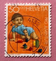 Nr.J 304 Kriechendes Kind Pro Juventute GESTEMPELT 1987    