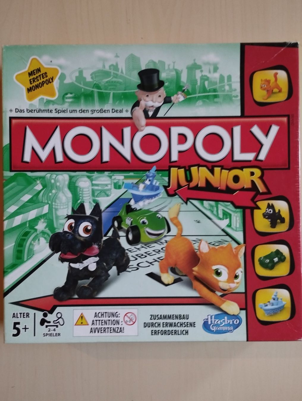 Giochi: Brettspiel MONOPOLY JUNIOR – Usato da Obermumpf venduto da amsi01