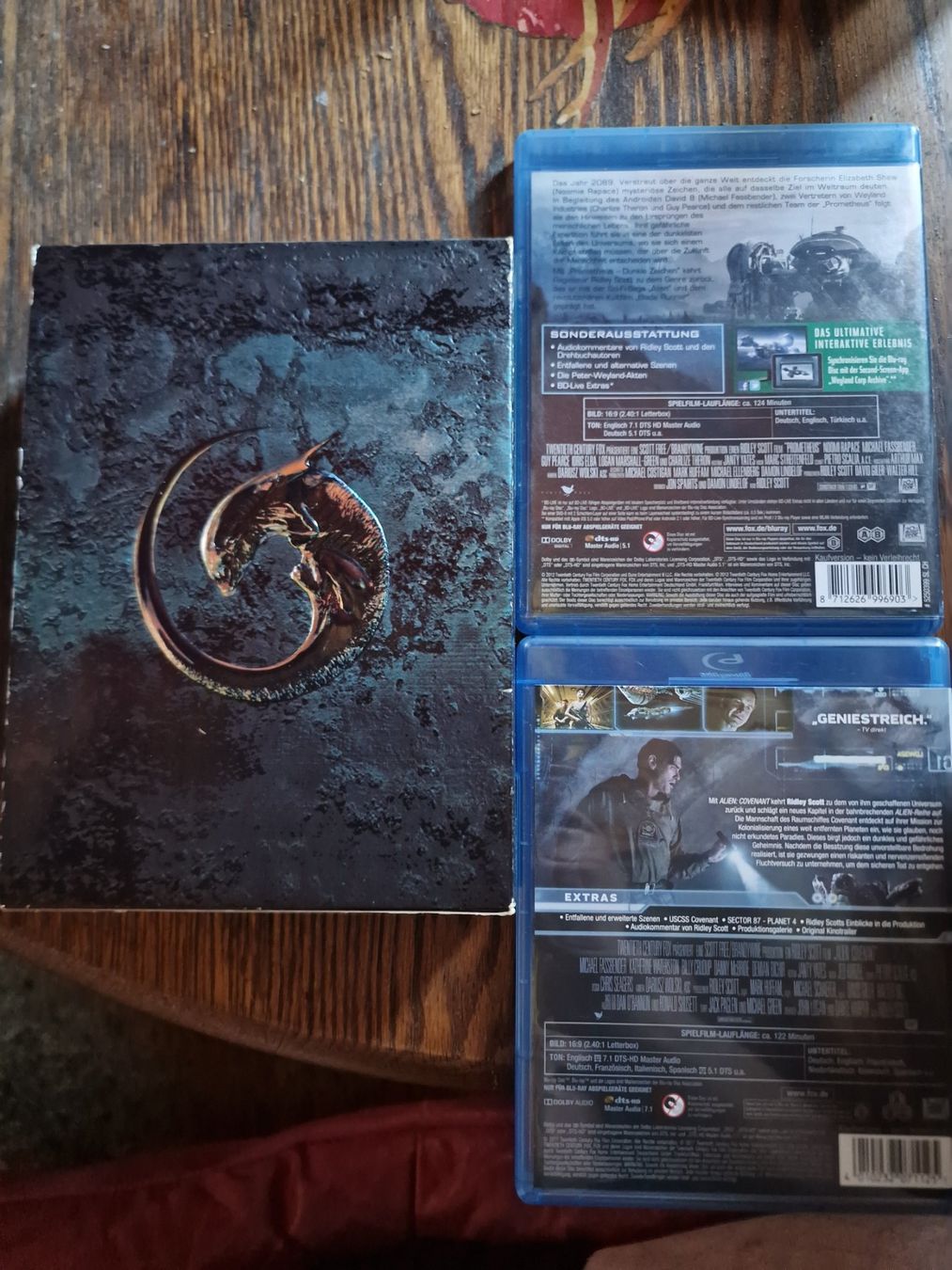 Tutti i DVDs: Alien Quadrilogy & Prometheus & Covenant Blu-ray/DVD – Usato da wünnewil venduto da mar_f2z8 1