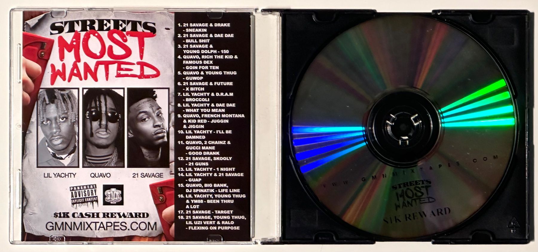 CD: Streets Most Wanted: $1K Reward, Mixtape – Nuovo (secondo la descrizione) da Zürich venduto da alocinnovregnes 1