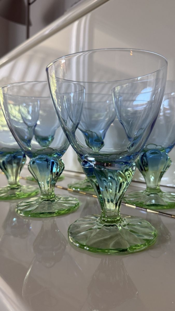 Gläser: Art Deco, Bahia Eisbecher, 7er Set – Gebraucht aus Niederglatt ZH von neunzehn82 9