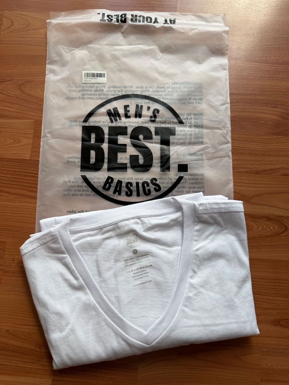 T-shirt: T-Shirt weiss "Men's Best Basic" 3 Stück – Nuovo e nell'imballaggio originale da Nürensdorf venduto da Flyer13