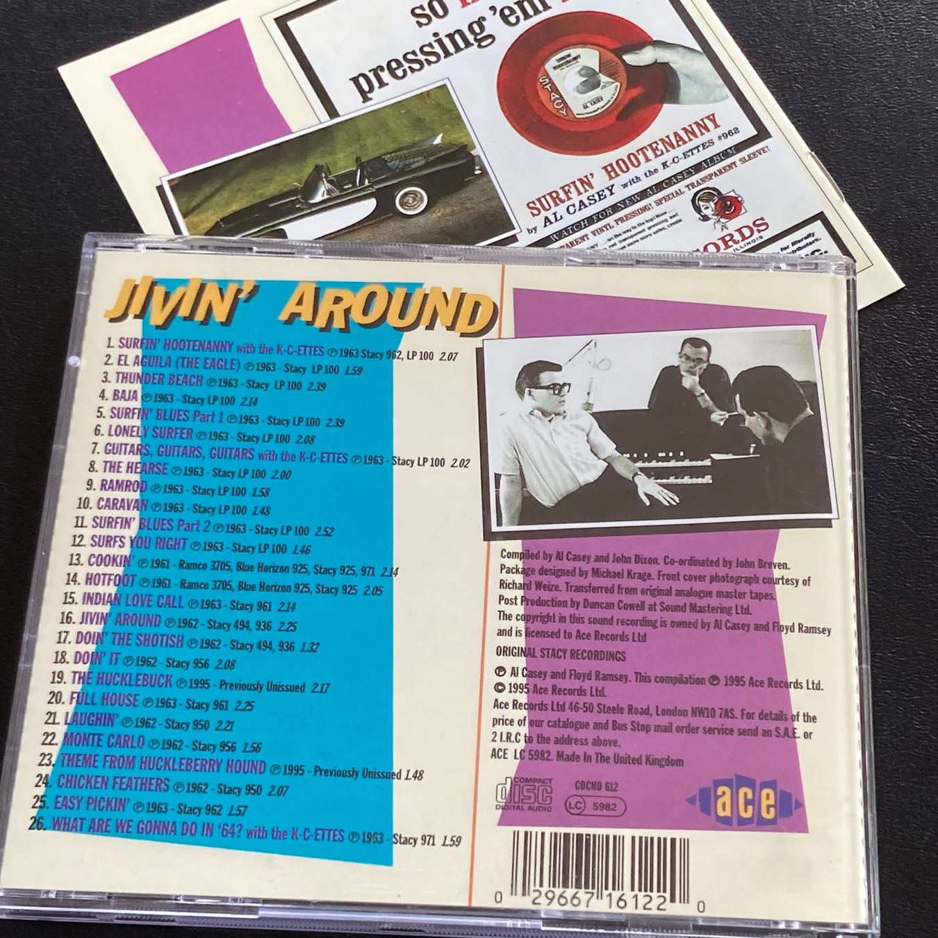 CD: Al Casey - Jivin' Around | Surf Rock – Usato da Bern venduto da Ntsamina 1
