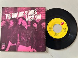 ROLLING STONES tolle Miss you Single Kult Hit Top UK differn