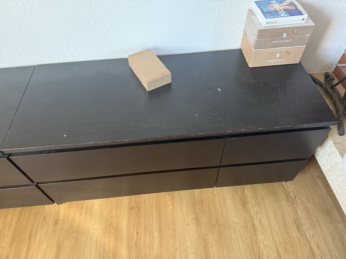 Kommoden: Kommode dunkelbraun IKEA, 6 Schubladen, gebraucht – Gebraucht aus stans von zie_m2nf 1