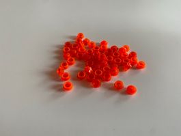 LEGO - 50 - TRANSPARENTE - NEON - ORANGE - RUNDSTEINE