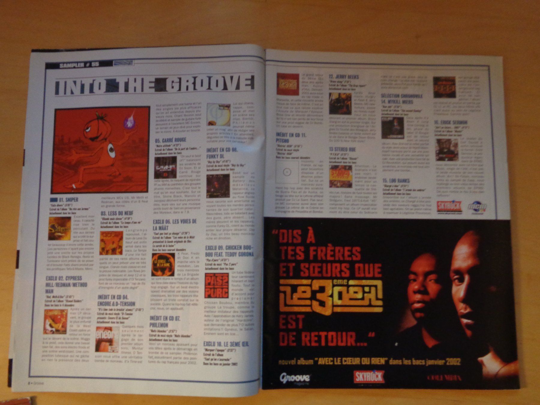 CDs: Groove magazine déc. 2001 Sniper Bubba Sparx + CD – Gebraucht aus Romainmôtier von Iguazu12 1