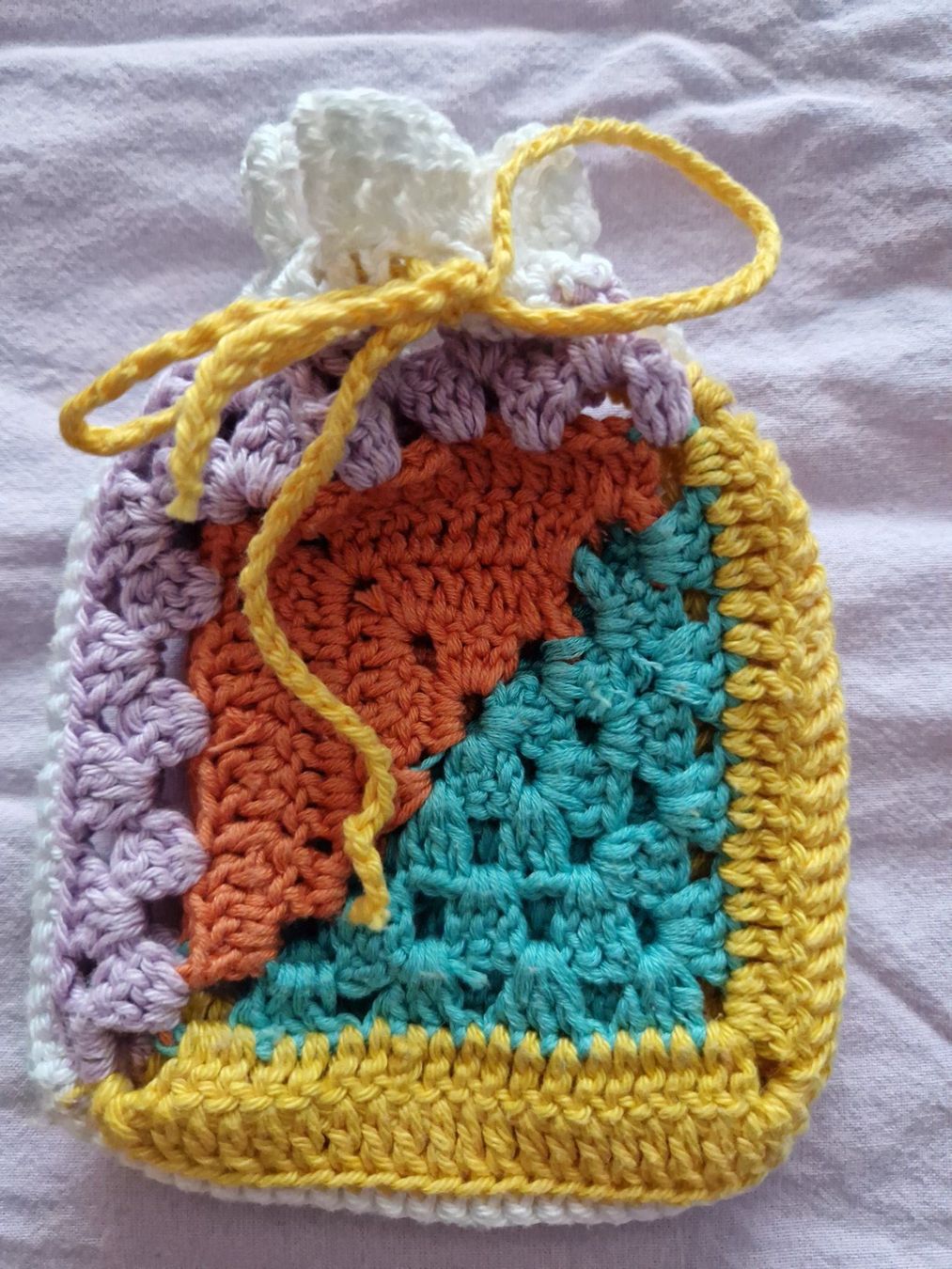 Borse: Handgemachter Granny Square Beutel, kleine Tasche, Boho – Usato da Neuhausen am Rheinfall venduto da Alchimista